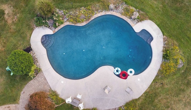 Downingtown Shoreline Estate w/Water Views + Private Pool!