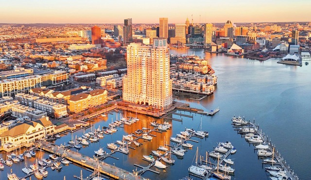 Downtown Baltimore Waterfront 1 Bedroom Luxury Condo