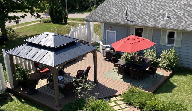 Downtown Boyne City. Great Backyard !