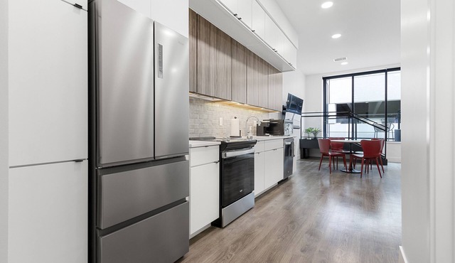 Downtown! Brand New, Modern, Massive Studio with Kitchen + Game Room & Theater.