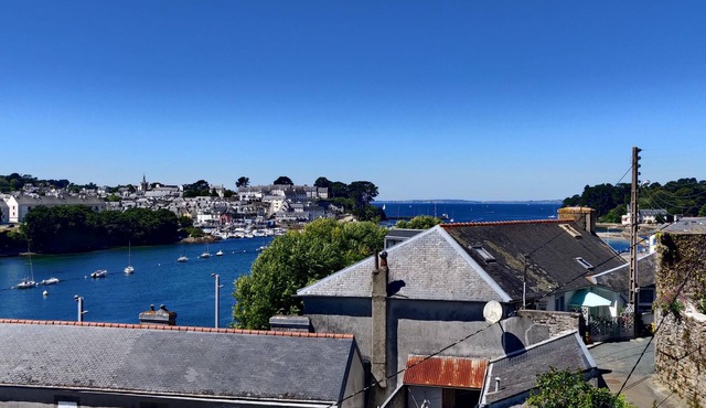 Downtown family home with garden and sea view