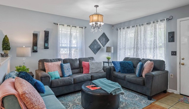 Downtown- Newly renovated, luxury in quiet neighborhood! 2miles to everything!