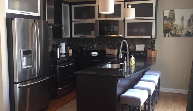 Downtown Penthouse With Terrace, 1/2 block from Main St in the heart of downtown