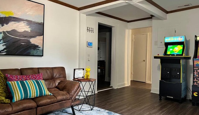 Downtown Retreat with Fun Amenities