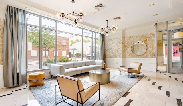 Downtown Silver Spring Walkable Metro Skyline Balcony Corner Suite Luxe Pad