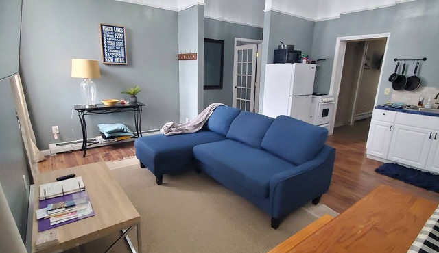 Downtown, two bedroom, first floor, pet friendly