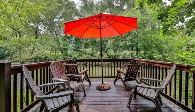 Dragonfly on the Cartecay River 2BR 2 BA Cabin -