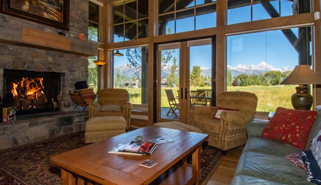 Dramatic Views of Grand Teton National Park at Jackson Hole Golf and Tennis