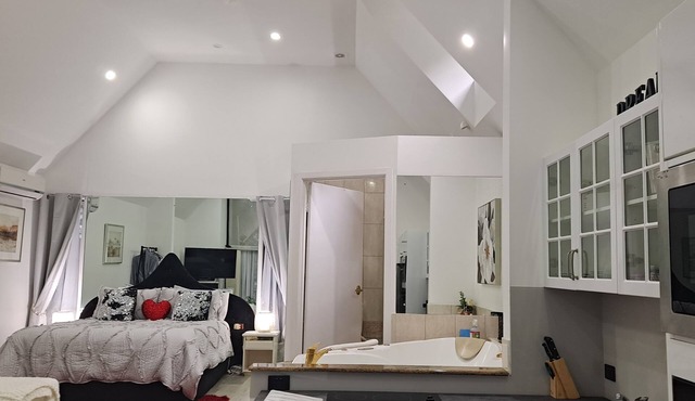 Dream Chalet on Gallery Walk with kitchen fireplace spa 55" TV Wifi