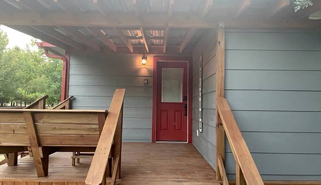 Dream Glamping in Texas in this Cozy, Pet-Friendly Cabin in Bastrop