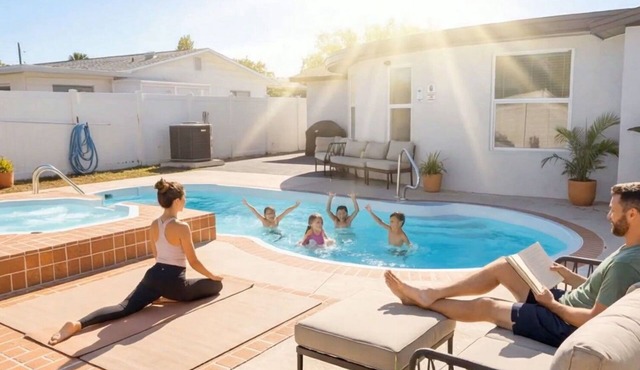 Dream Home In Holiday With Pool and Spa and more