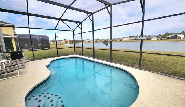 Dream Lake-View Retreat Near Disney – Private Pool & Family Comfort Awaits
