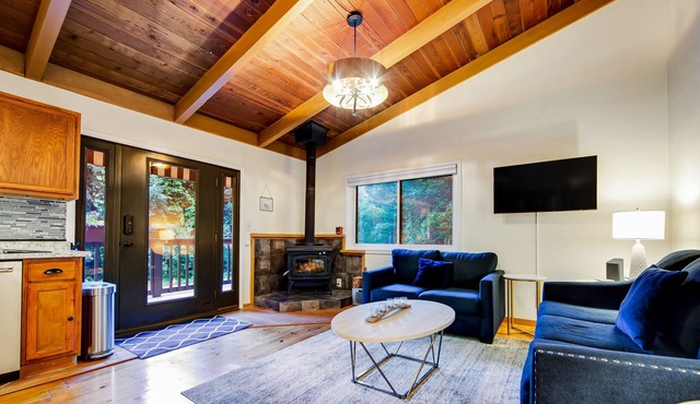 Dreamy Dwelling in the Trees w/ Fern Garden, Creek & Private Hot Tub - Dogs OK