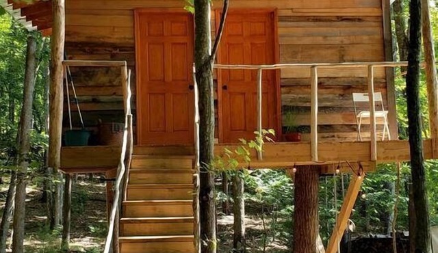 Dreamy Treehouse Cabin Oasis Near Piney River, Tennessee