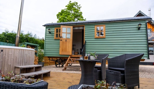 Driftwood and Hot Tub