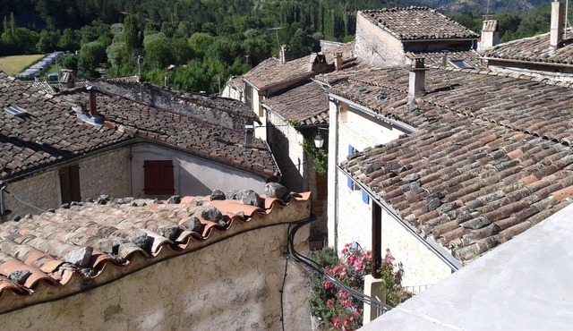 Drome: Character house, panoramic view of the pretty village