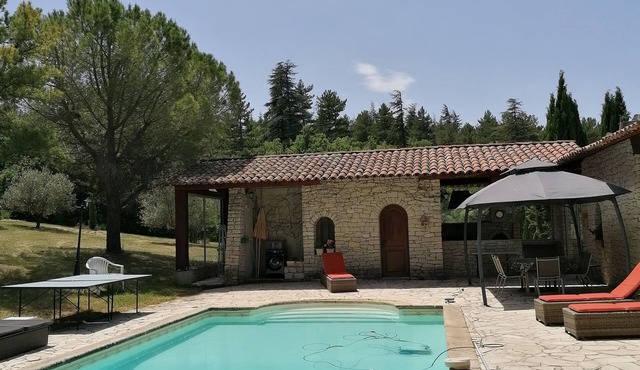 🌿 Dry stone summer house with private pool - Lincel, Provence
