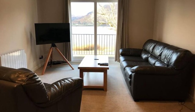 Duisky Apartment with view over loch Linnhe.