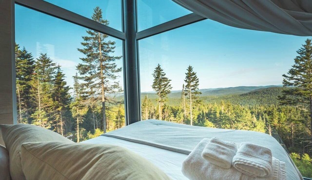 DUN – Micro Chalet | Spa & Mountain Views near Quebec City