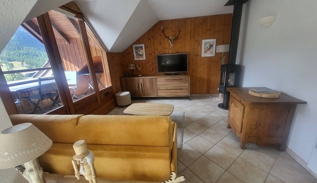 Duplex 3 Rooms, 6 Guests, Garage, Near Slopes & Shops, South Balcony