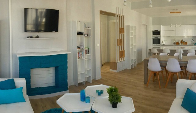 duplex 4 bedrooms fully renovated with wifi in the heart of the resort