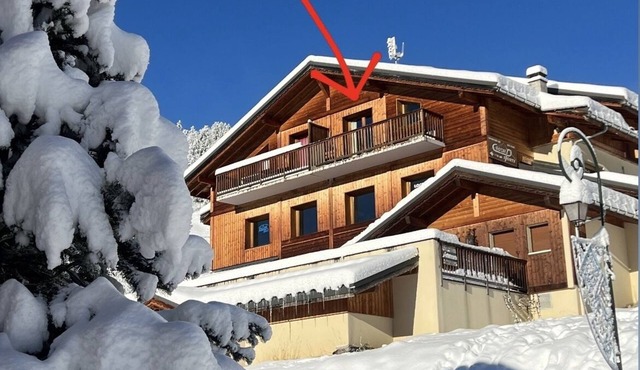 Duplex 50m2 pied des pistes 6 pers les saisies hauteluce/contamines montjoie