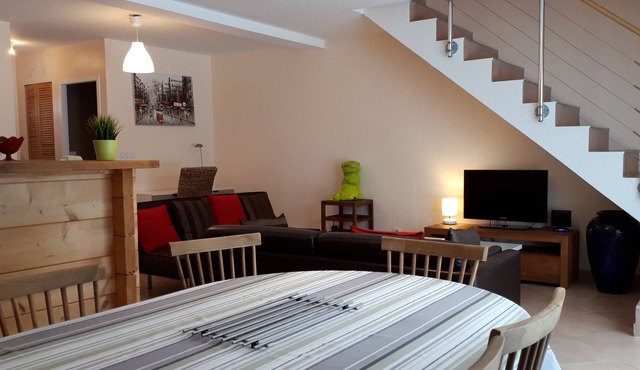 Duplex 6-8 people of 95 m2 in the heart of Haut Jura (39).