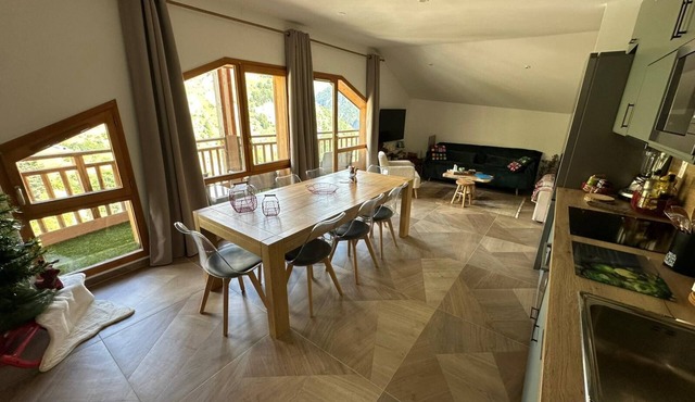 Duplex 80 m2 for 8 people.