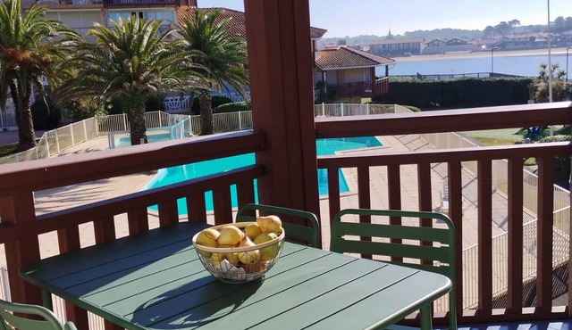 Duplex Apartment T2 with Pool in Vieux-Boucau, Near the Beach