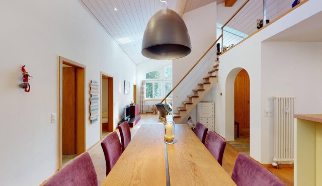 Duplex apartment with fireplace at the ski lift