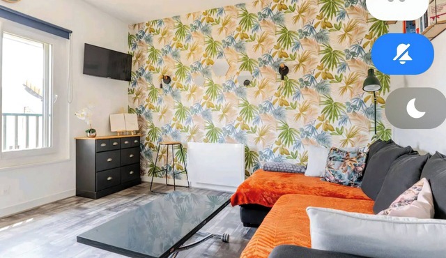 Duplex apartment, 2 steps from the beach.