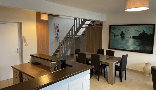Duplex apartment 200m from the beach and thalassotherapy centre