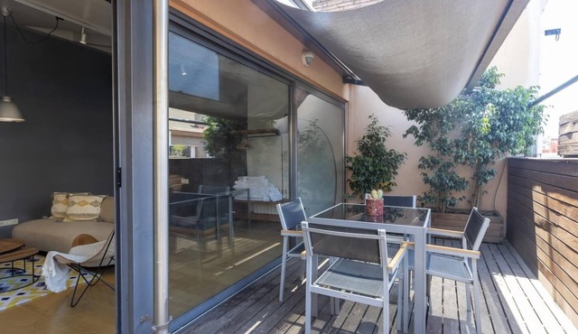 Duplex Bonanova 3 rooms 8 pax with Terrace- Free Wifi