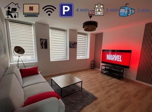 Duplex Ciné Cosy - Hyper Centre 5min Gare