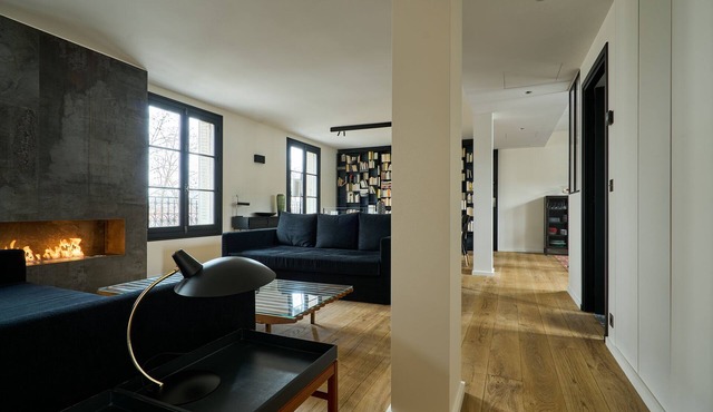 Duplex Décoré 120 m2 Centre de Paris et vue Tour Eiffel