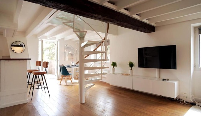 Duplex de charme avec terrasse aux portes de Paris
