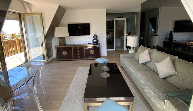 Duplex Familial, Terrasse, vue Mer, Triangle D'or