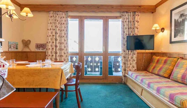 Duplex for 6, Hameau de la Forêt, 3 bedrooms, balconies, ski-in/ski-out