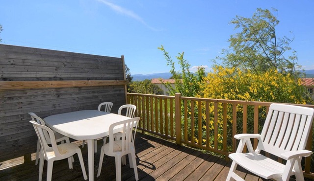 Duplex for 6 with Private Terrace in Grospierres