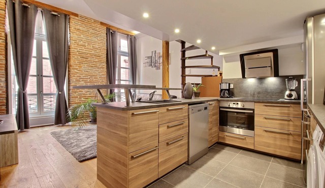 Duplex Hyper Center Place Capitole, Panoramic view.