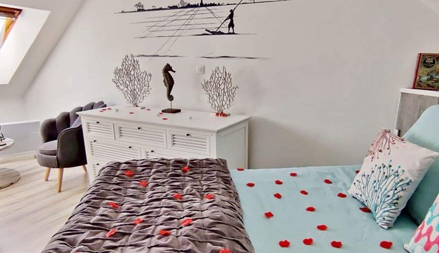 Duplex, junior suite, with terrace and spa: La Fleur de sel