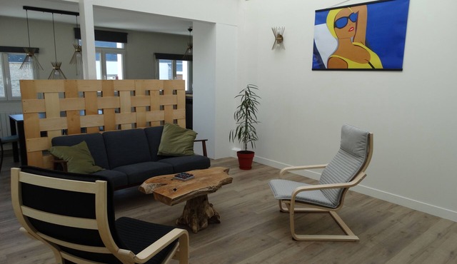 Duplex Le Rheun, luxury apartment 800 m from the beach