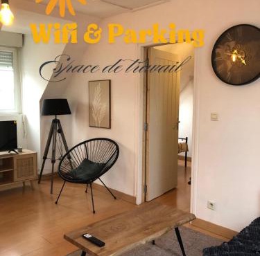 Duplex lumineux avec parking et Wi-Fi offert