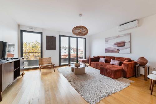 Duplex lumineux avec terrasse Courbevoie - 6P