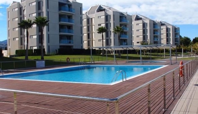 Duplex penthouse in a complex with pool, paddle tennis, for 7 people.