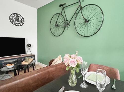 Duplex, Studio Le Cycle, clair, calme, parfait à 2