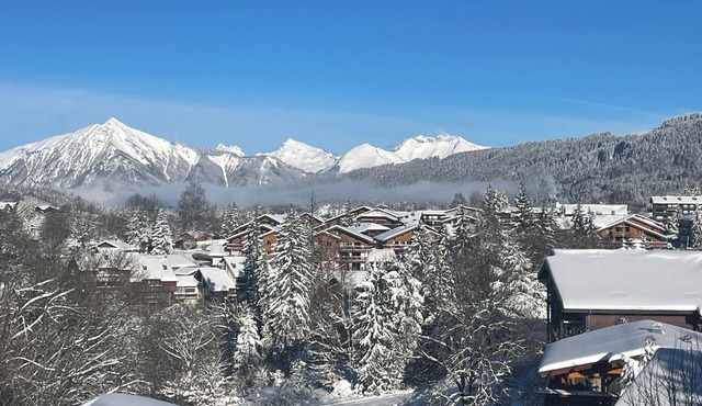 Duplex Traversant Lumineux, à 300 Mètres des Pistes, 600 Mètres du Centre Ville