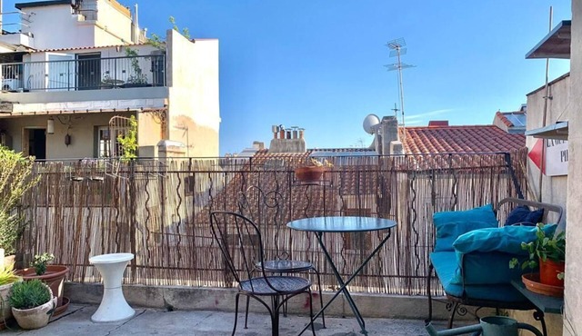 Duplex with lovely sky terrace