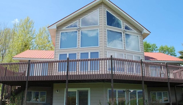 Durtschi Homestead with an amazing view of the Tetons
