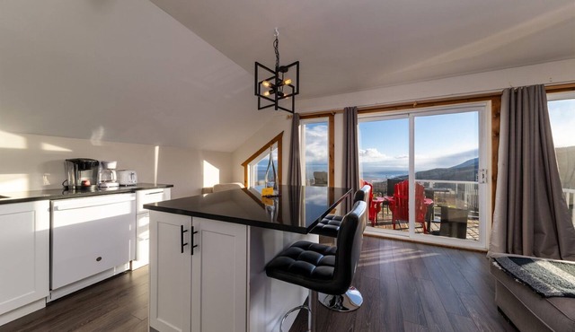 Exceptional view on the St-Laurent river